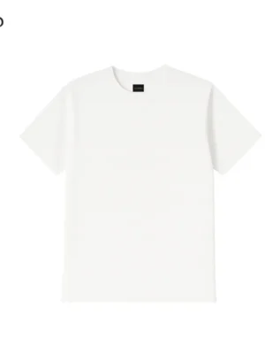 Áo Thun Trơn Đen Basic Cao Cấp 100% Cotton 250GSM trắng