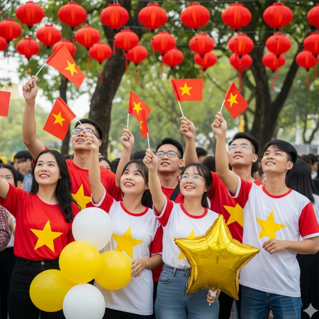 Áo Nhóm Quốc Khánh 2/9: Bộ Sưu Tập Mẫu Độc Đáo, Bảng Giá & Dịch Vụ Đặt May/In Theo Yêu Cầu 2025