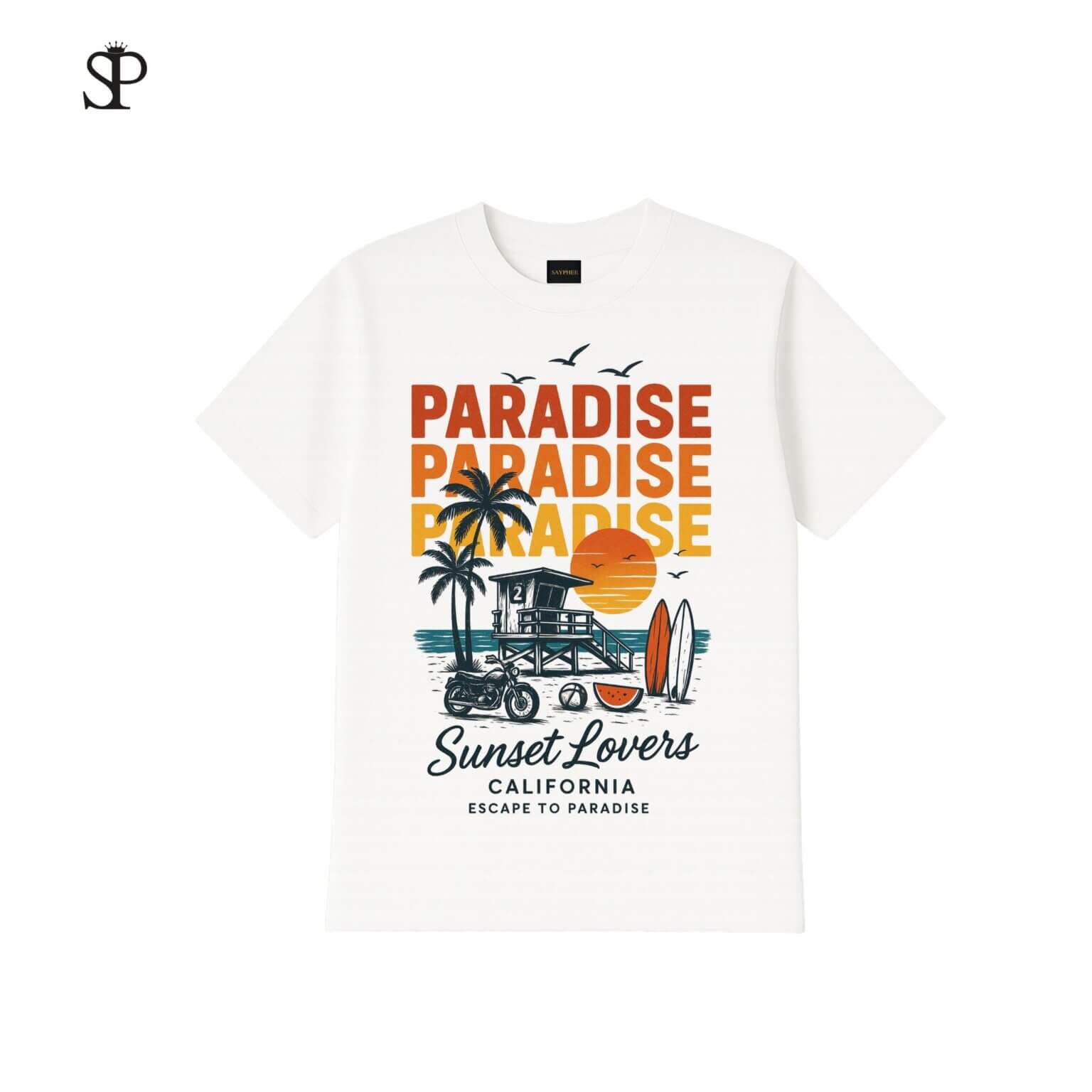 Áo Thun Paradise Mùa Hè | Cotton 250GSM