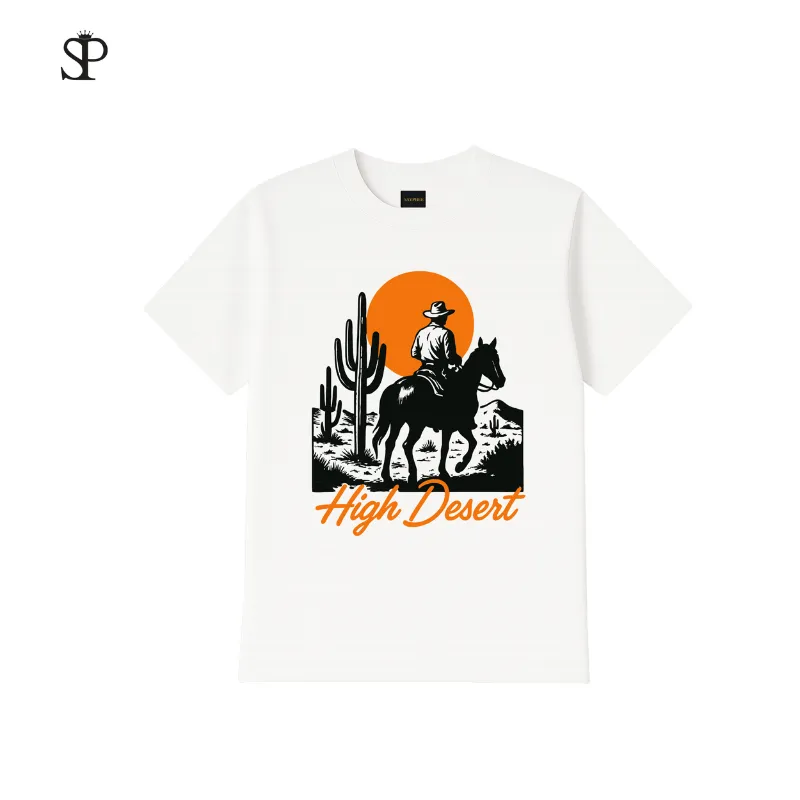 Áo Thun High Desert Mùa Hè, Cotton 250GSM