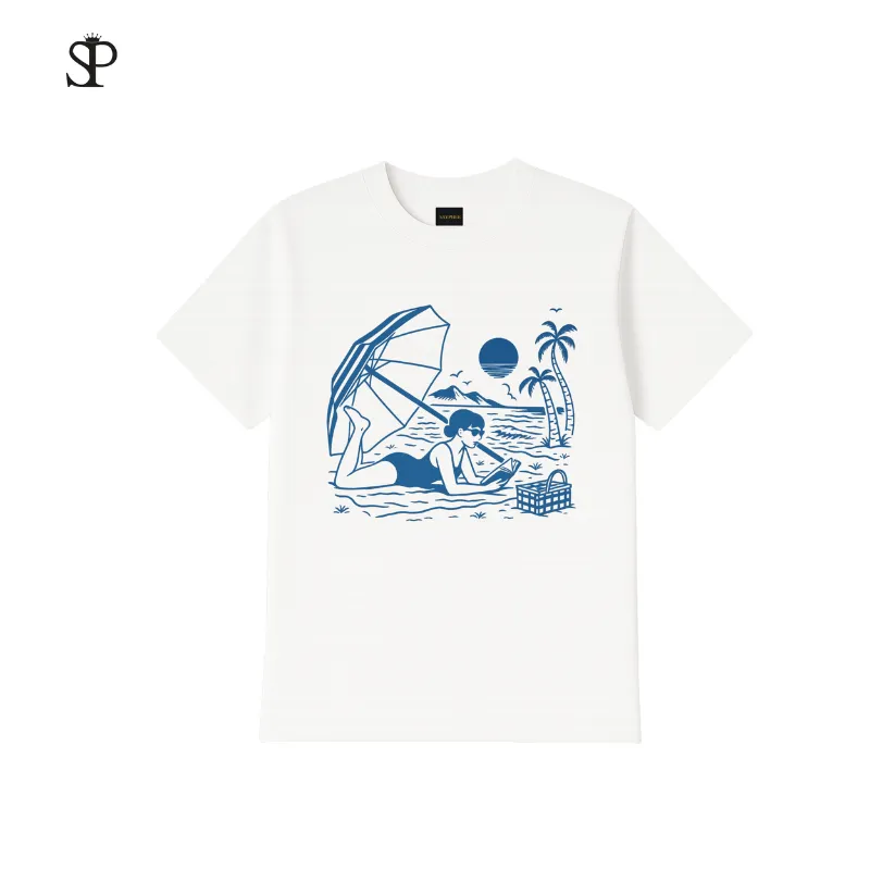 Áo Thun Ocean Breeze Mùa Hè, Cotton 250GSM