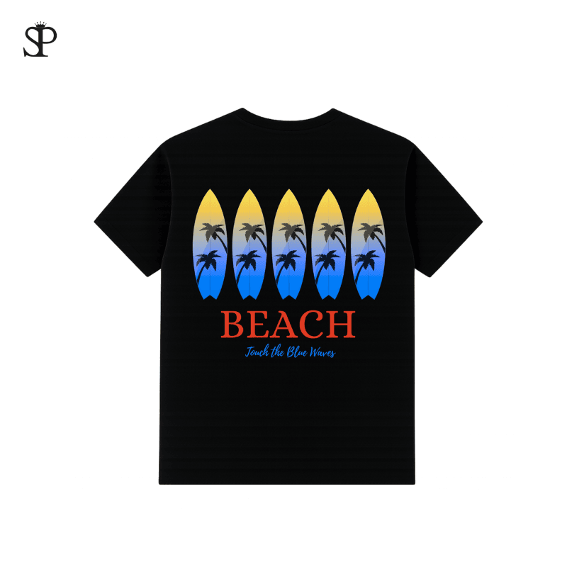 Áo Thun "Tropical Whispers" / Beach Mùa Hè | Cotton 250GSM