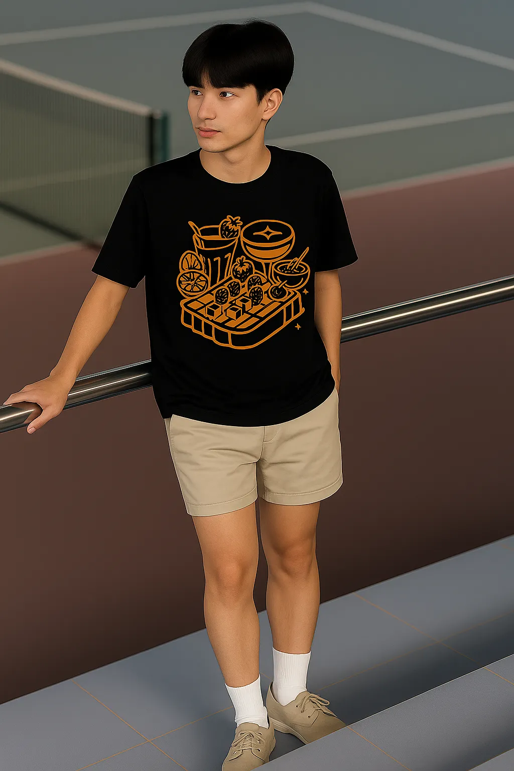 Áo thun Party Paradise Mùa Hè, Cotton 250GSM