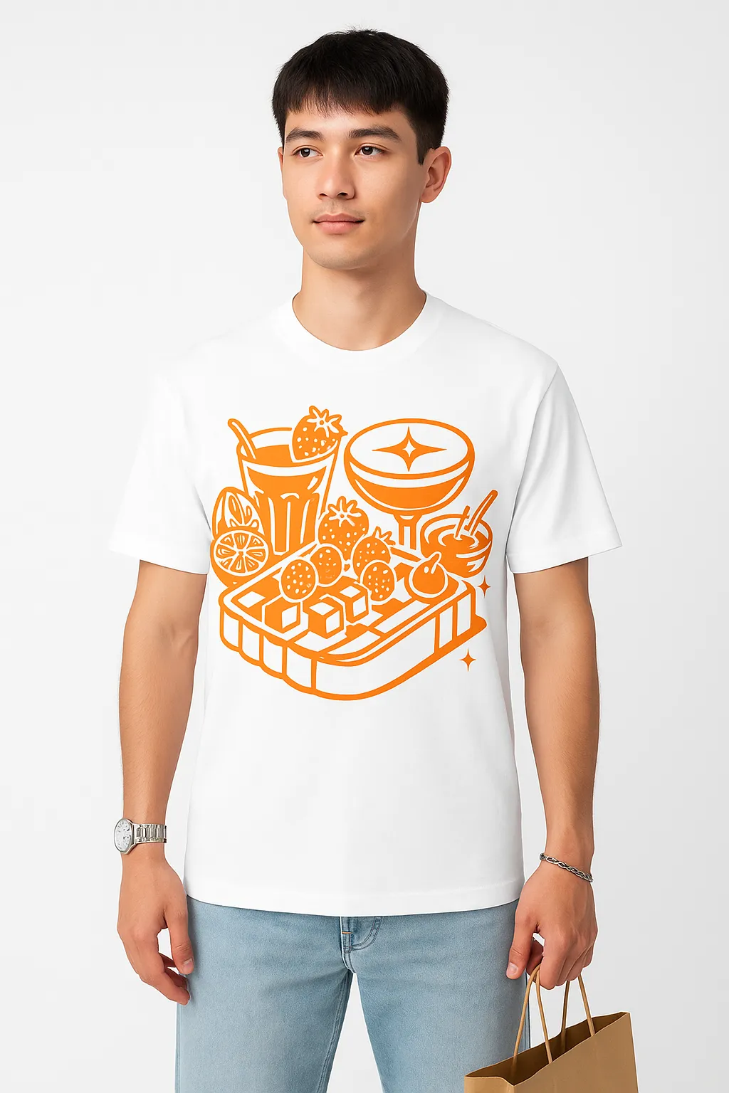 Áo thun Party Paradise Mùa Hè, Cotton 250GSM