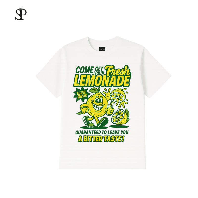 Áo Thun "Fresh Lemonade" Mùa Hè | Cotton 250GSM