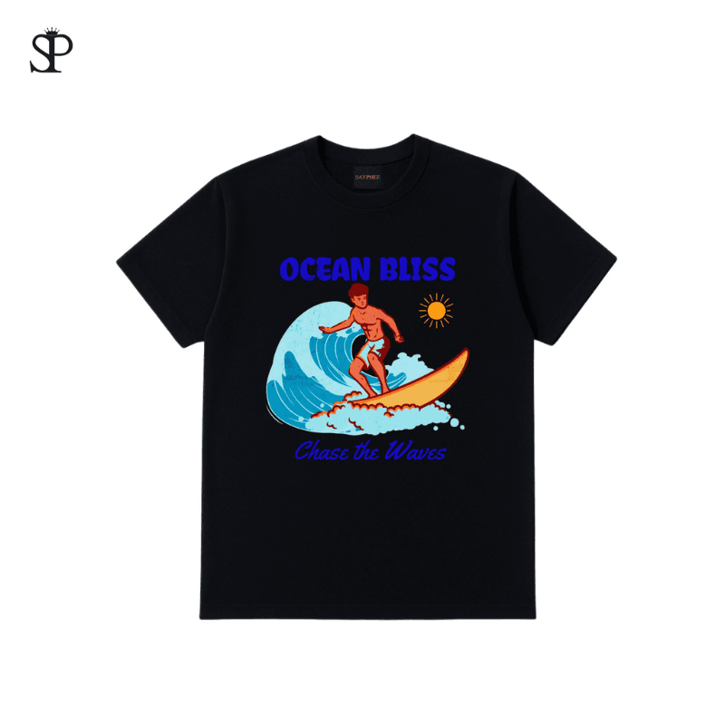 Áo Thun Ocean Bliss Mùa Hè | Cotton 250GSM