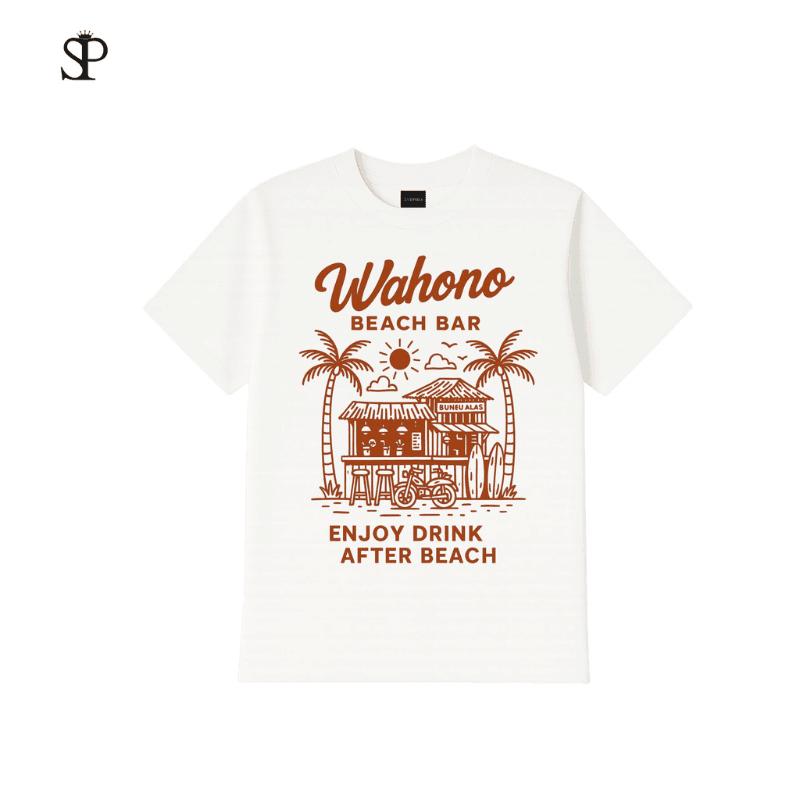 Áo Thun Wahono Beach Mùa Hè | Cotton 250GSM