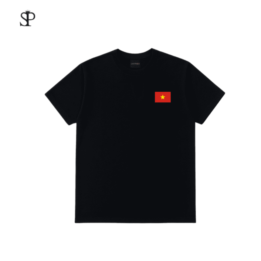 Áo Thun Cờ Việt Nam | 100% Cotton 250GSM