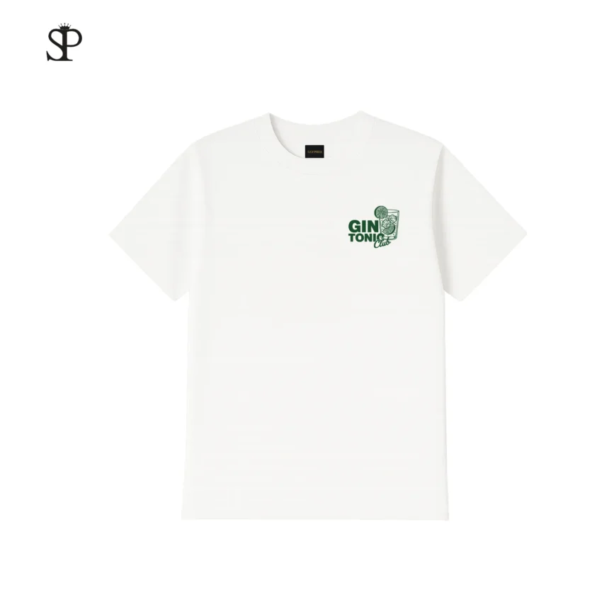 Áo Thun Gin Tonic Club Mùa Hè, Cotton 250GSM