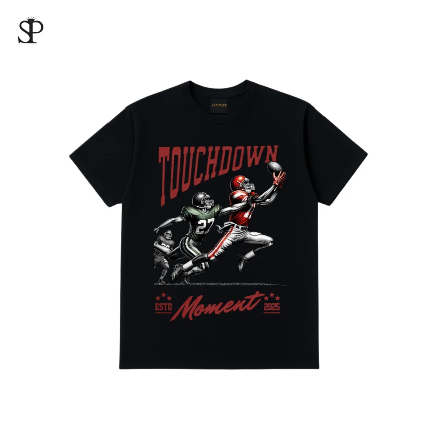 Áo Thun Touchdown Moment, 100% Cotton 250GSM