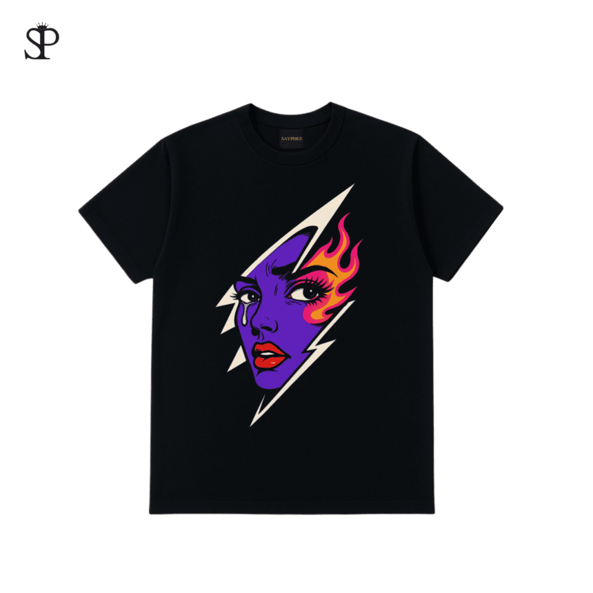 Áo Thun Thunder Flame | 100% Cotton 250GSM