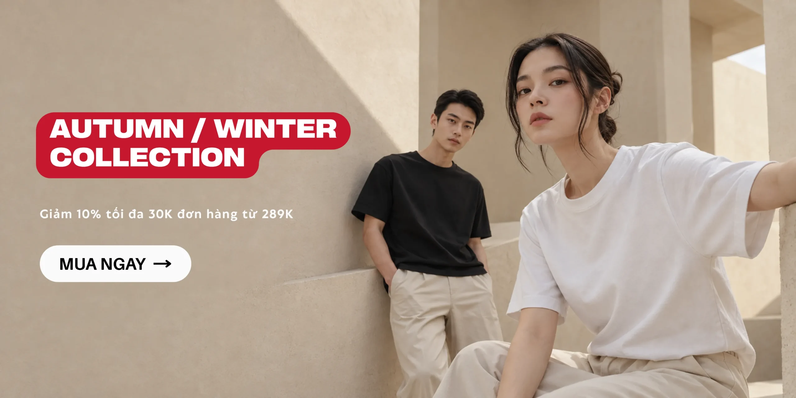 Người mẫu đại diện chính cho banner